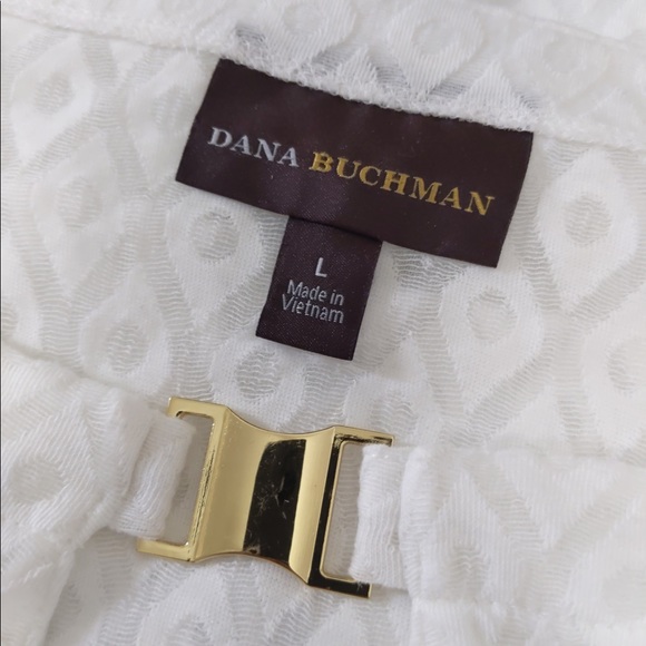 🎄 3/$35 Dana Buchman Sheer Blouse with Cami - Picture 4 of 9